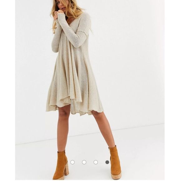 NWT Free People Dancing In The Forest Sweater Mini - Picture 7 of 7